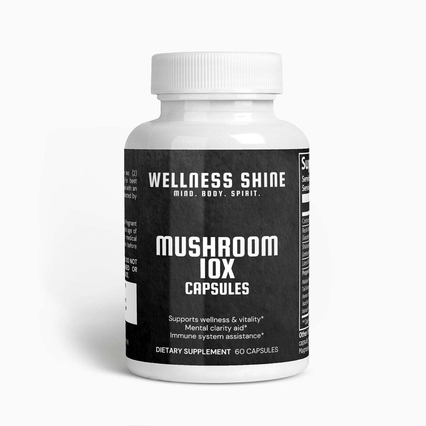 Mushroom 10X – Adaptogenic Immune Support Blend by Wellness Shine