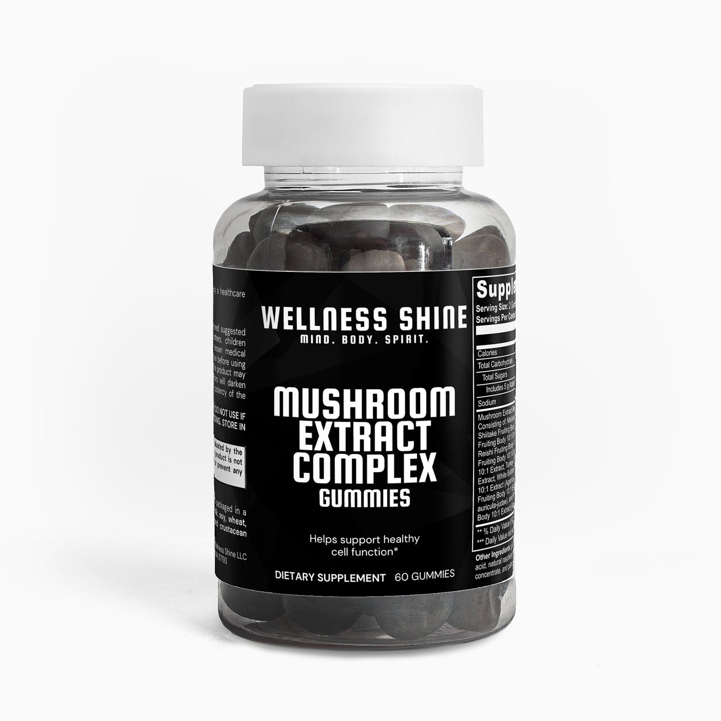 Mushroom Extract Complex Gummies – Immunity Gummies by Wellness Shine