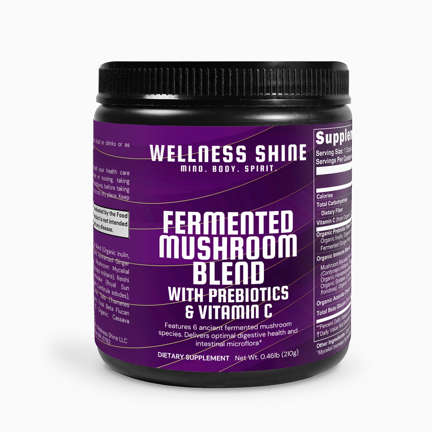 Fermented Mushroom Blend – Immune Support by Wellness Shine