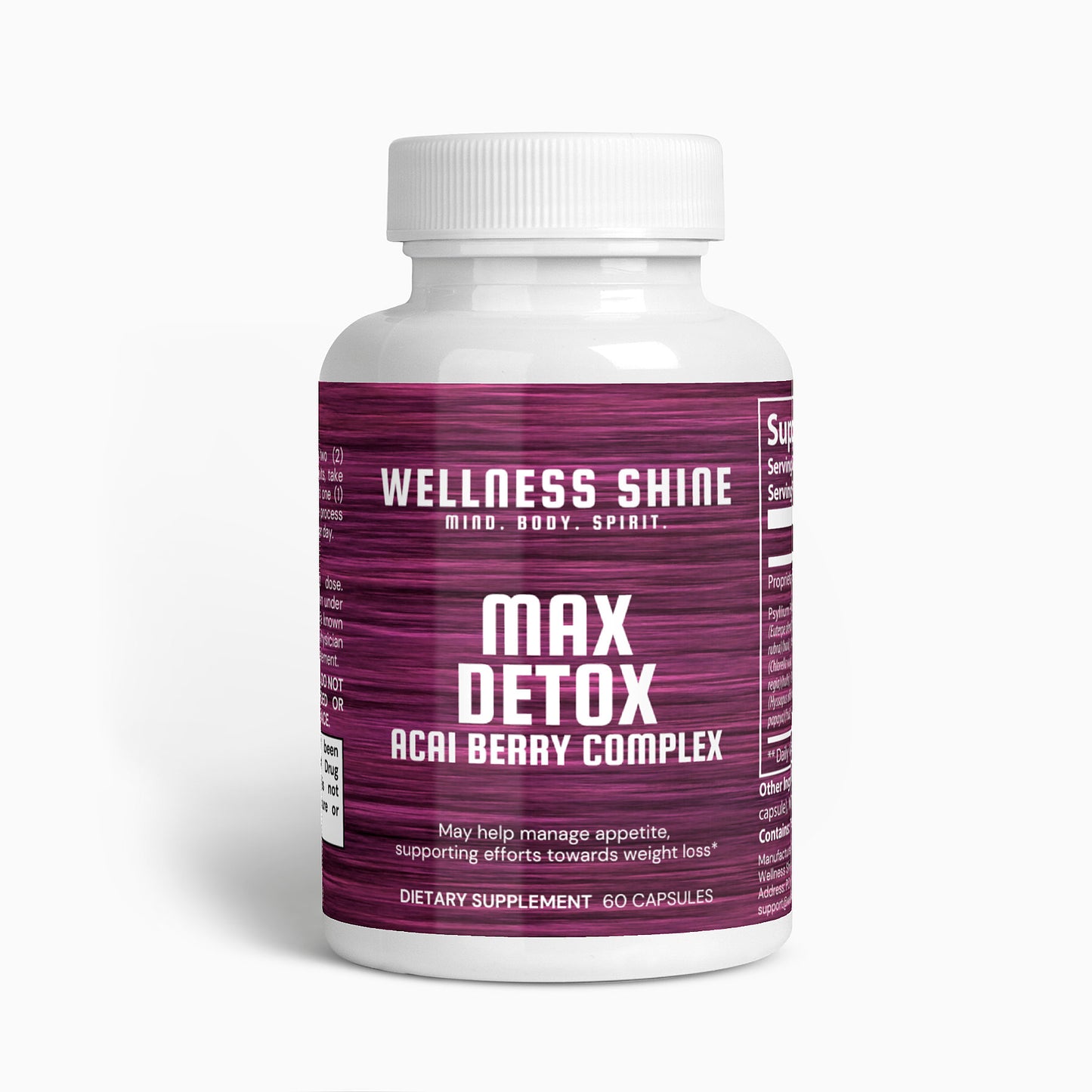 Max Detox (Acai Detox) – Cleansing Support by Wellness Shine