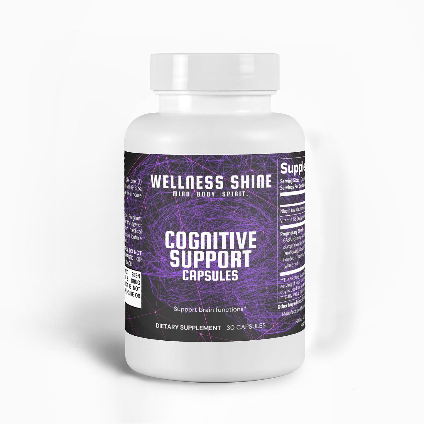 Cognitive Support – Memory & Focus Supplement by Wellness Shine