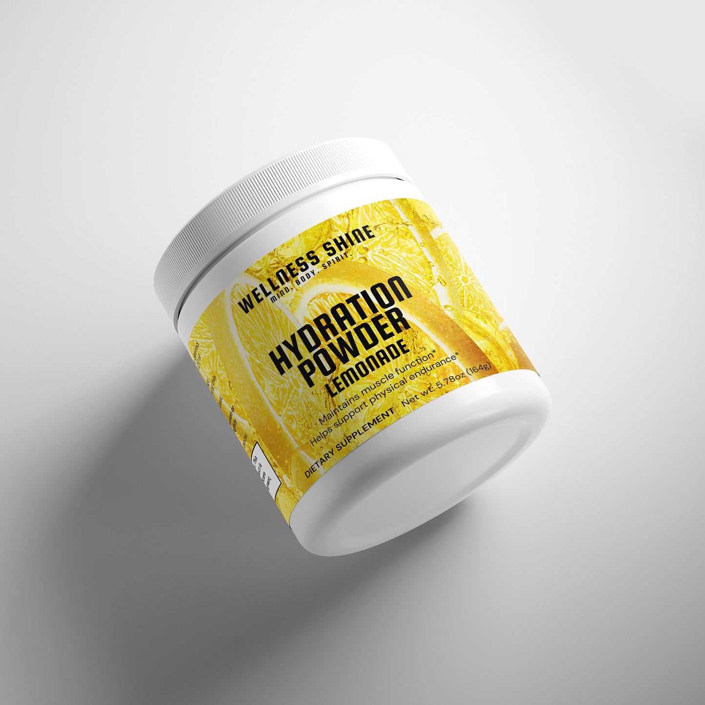 Hydration Powder – Lemonade Flavor | Electrolyte Support for Energy & Recovery by Wellness Shine