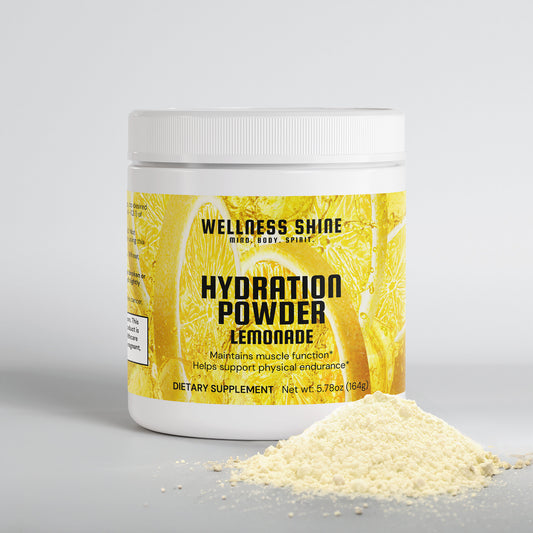 Hydration Powder – Lemonade Flavor | Electrolyte Support for Energy & Recovery by Wellness Shine