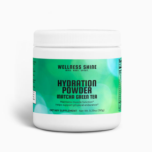 Hydration Powder (Matcha Green Tea Flavor) by Wellness Shine – product detail