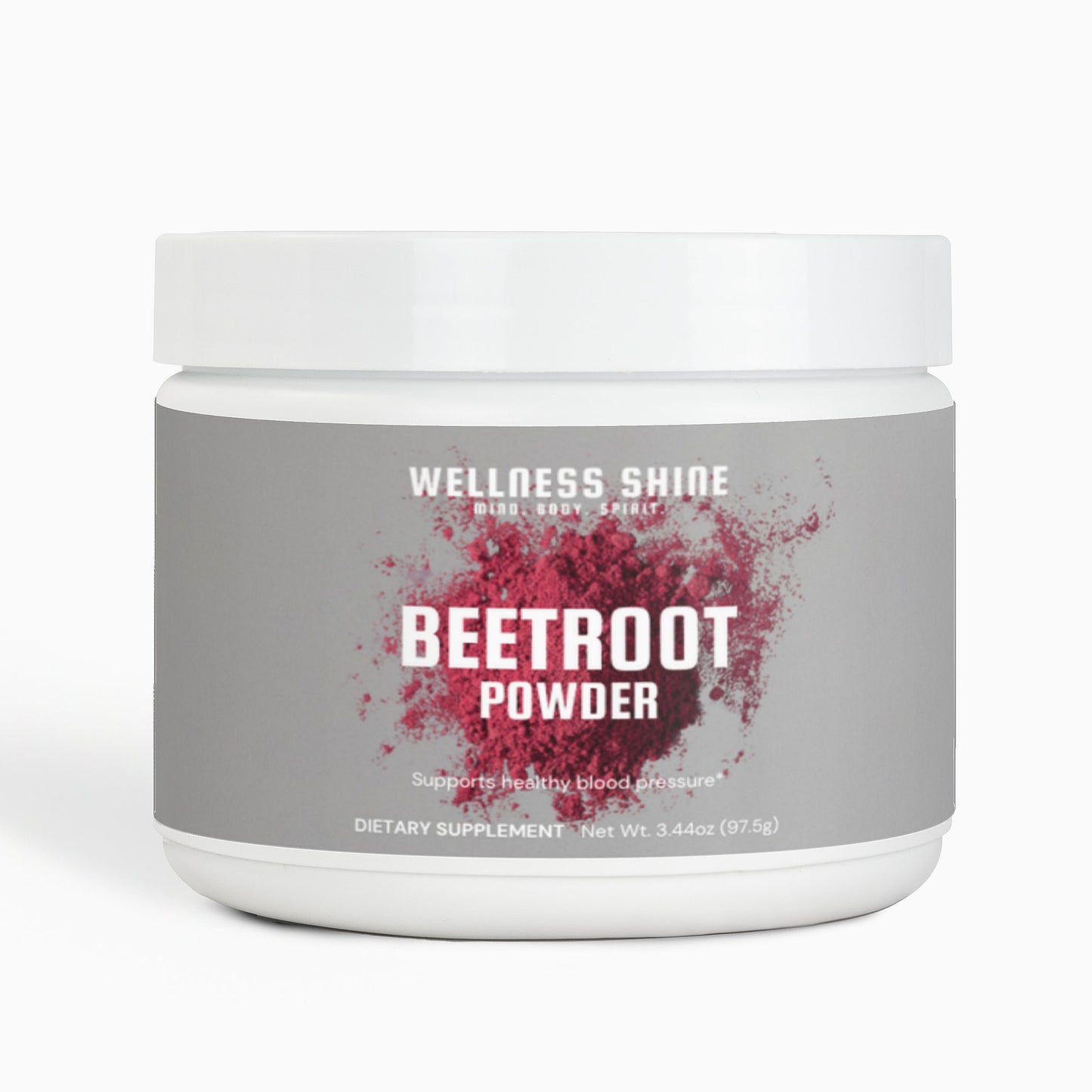 Beetroot Powder – Healthy Blood Pressure Supplement by Wellness Shine