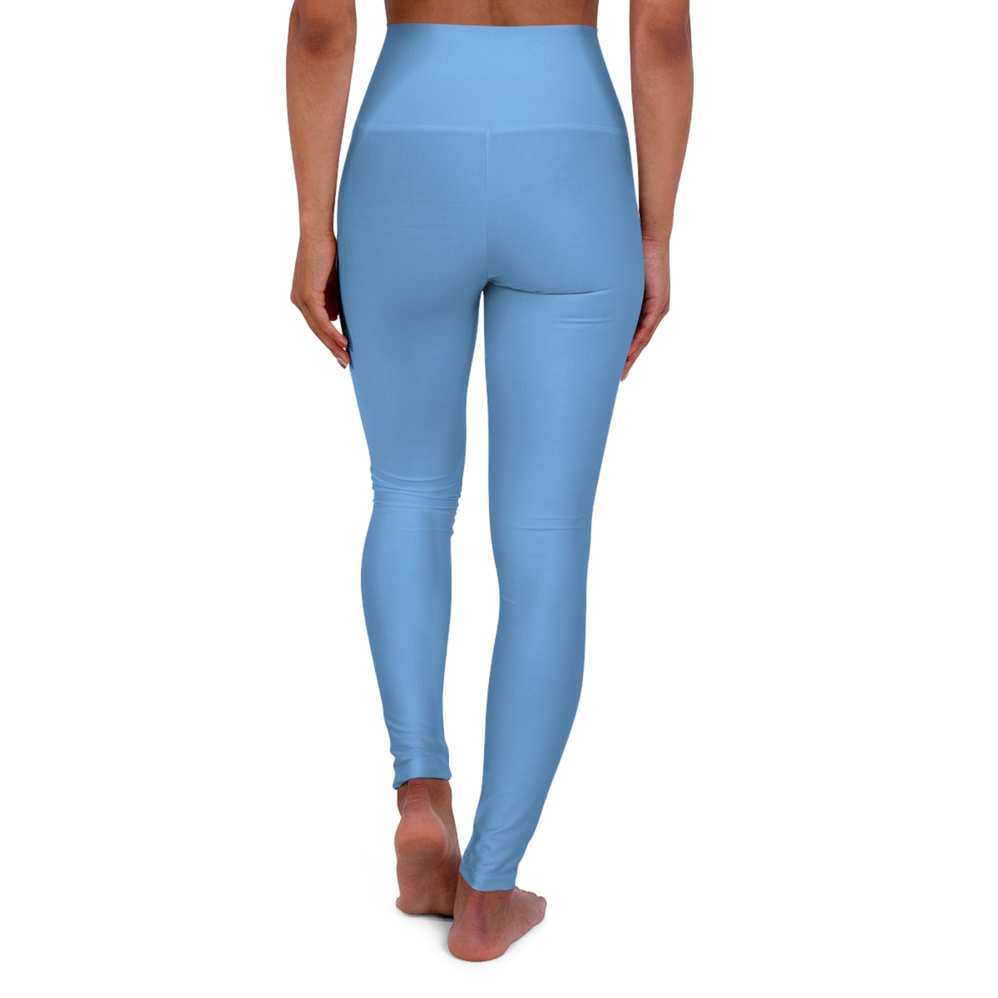 Wellness Shine Fitness Yoga Leggings, Light Blue