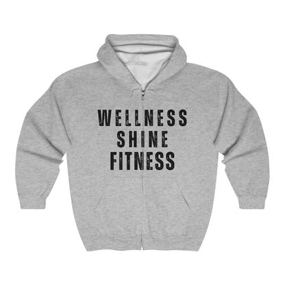 Wellness Shine Fitness Full Zip Hoodie