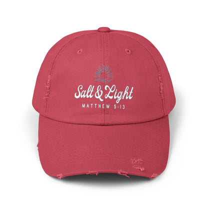 Salt & Light Unisex Distressed Cap Christian Accessory