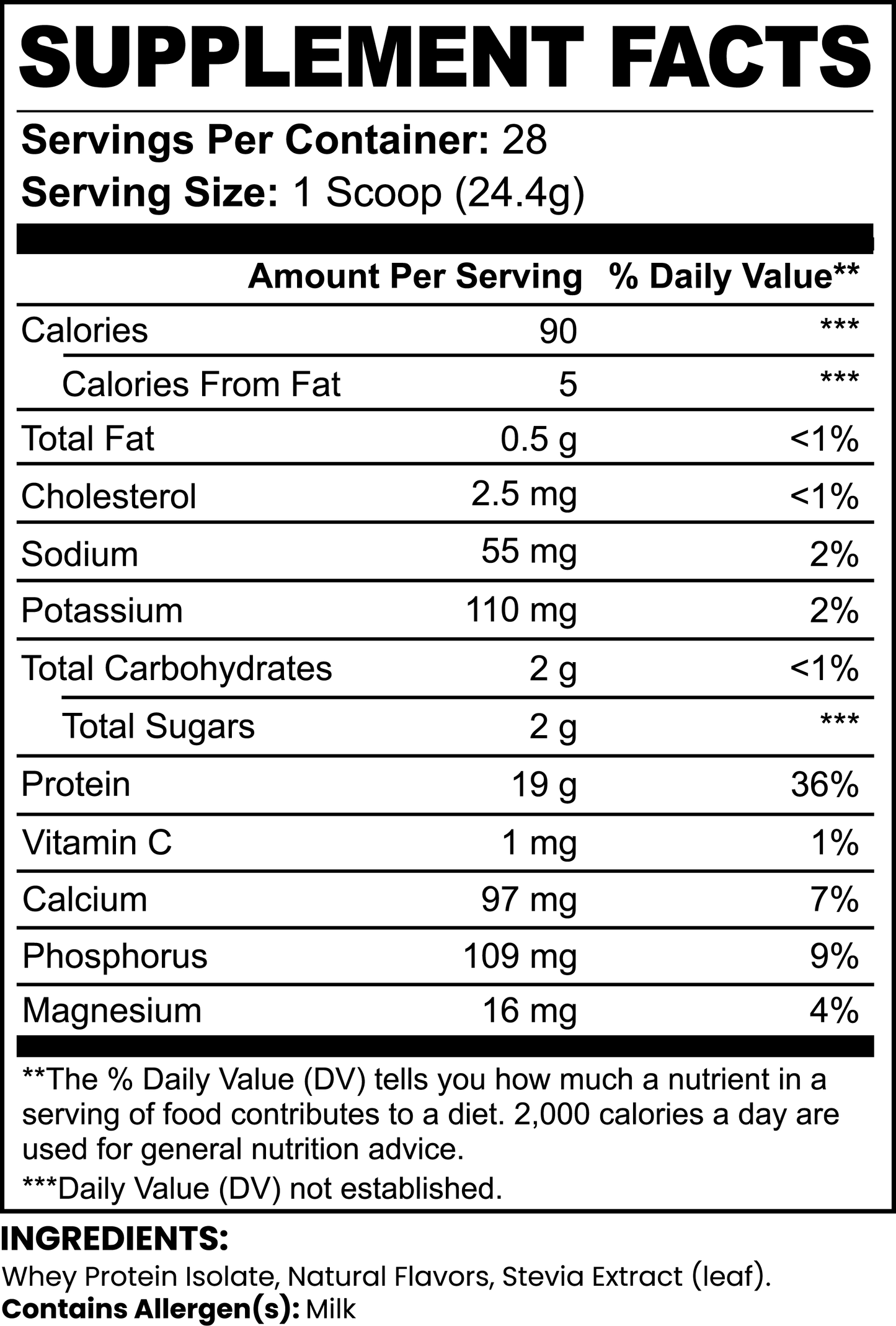 Pure3 100% Whey Protein Isolate (Vanilla) – Muscle Growth and Recovery Supplement by Wellness Shine