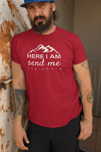 Christian Apparel Here I Am Send Me Men's Tee