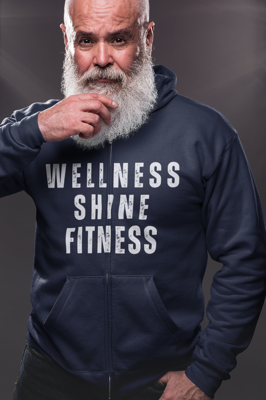 Wellness Shine Fitness Full Zip Hoodie