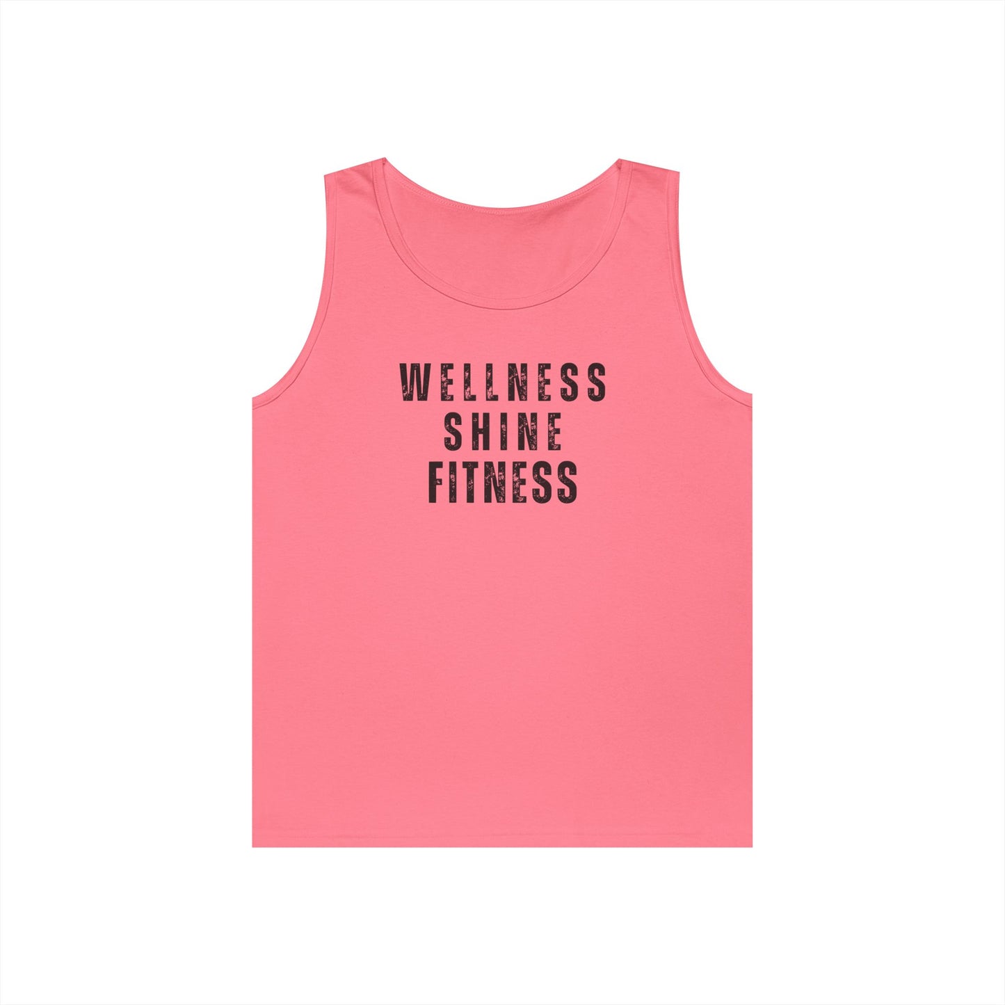 Wellness Shine Fitness Heavy Cotton Tank Top