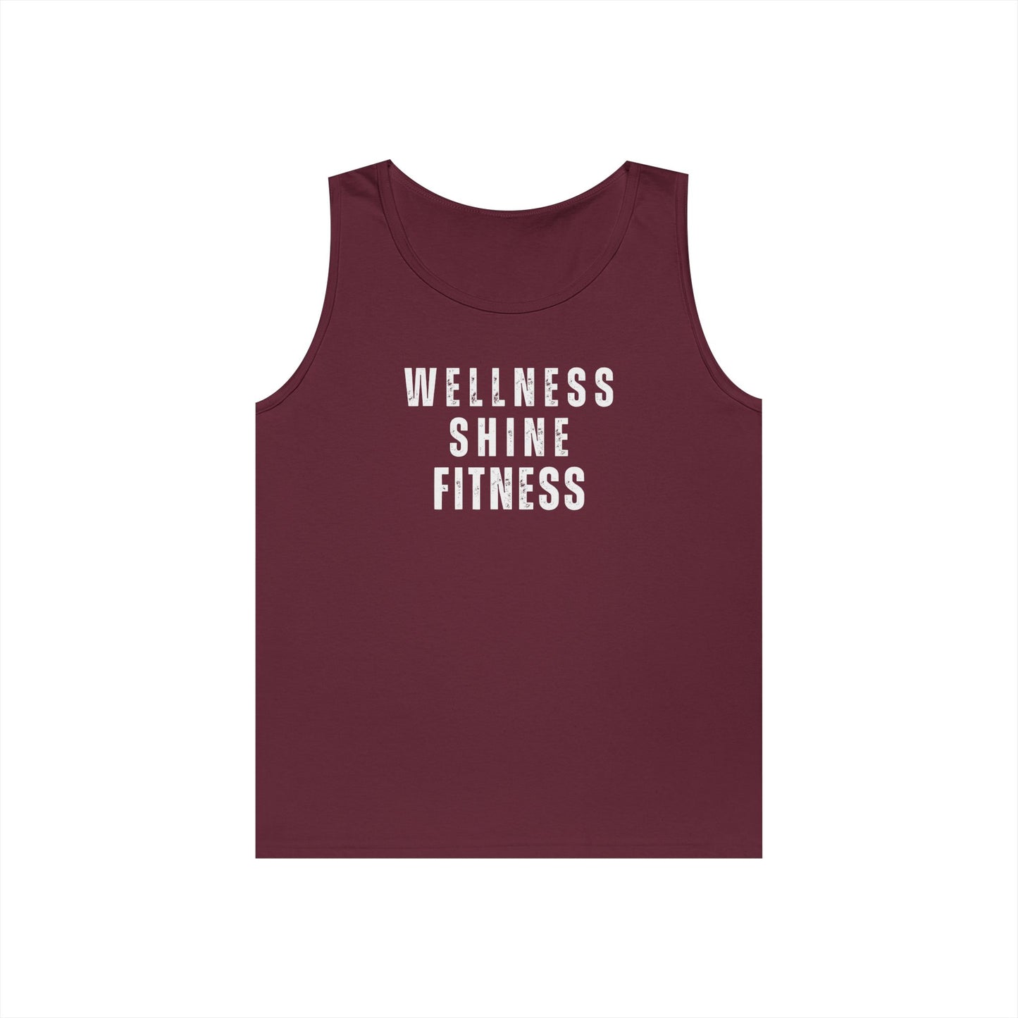 Wellness Shine Fitness Heavy Cotton Tank Top