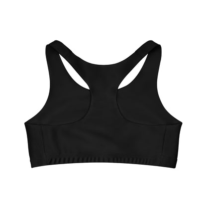 Wellness Shine Fitness Seamless Sports Bra, Black