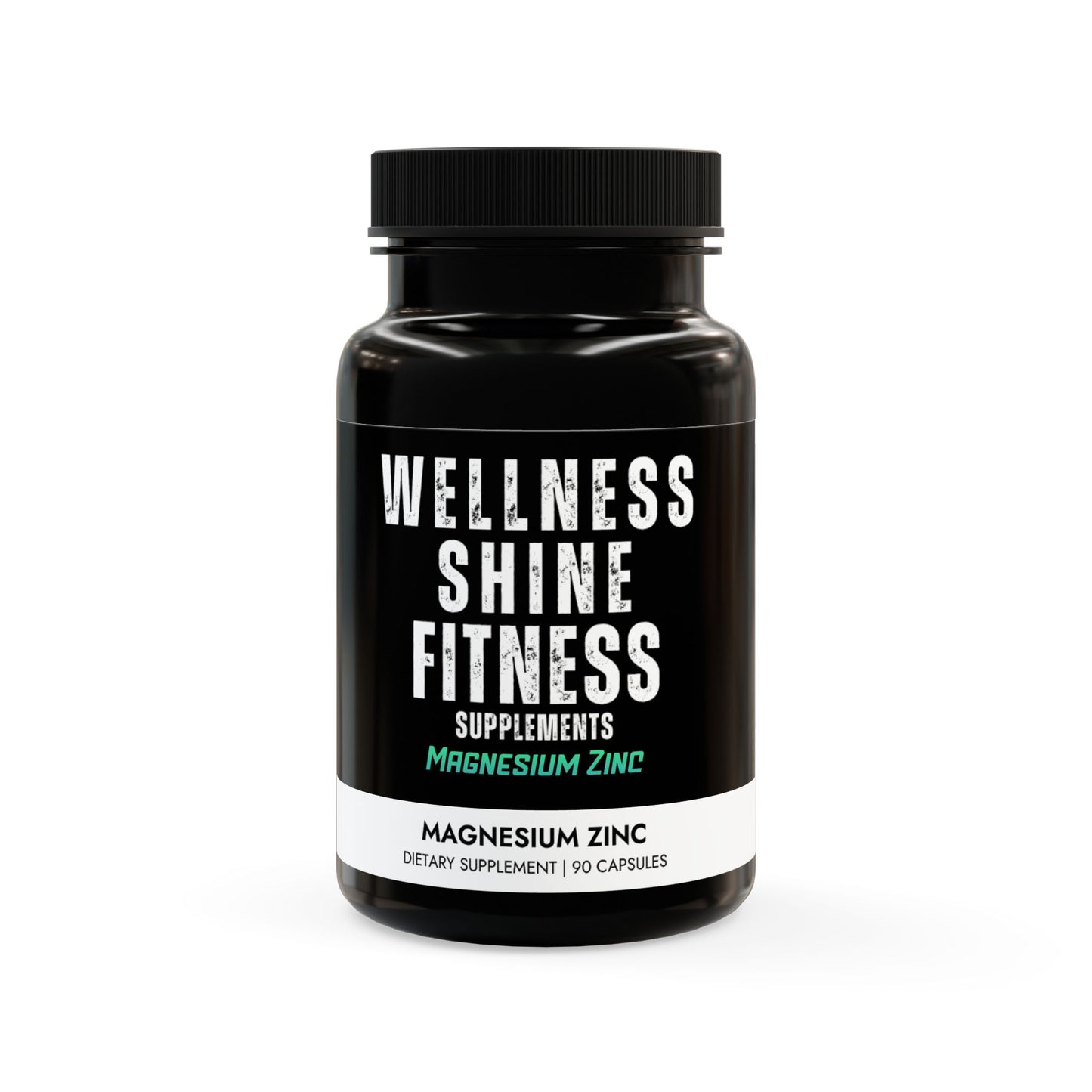 Wellness Shine Magnesium Zinc Supplement (90 Capsules)