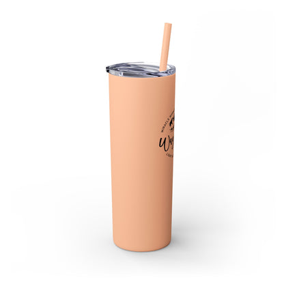 Waymaker Skinny Tumbler with Straw, 20oz