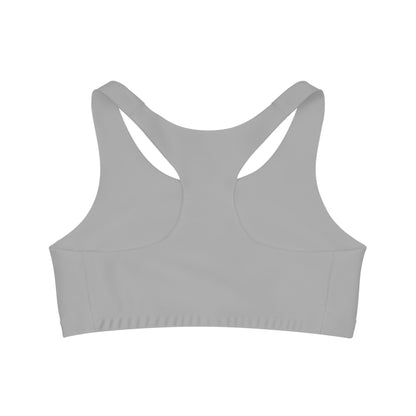 Wellness Shine Fitness Seamless Sports Bra, Light Grey