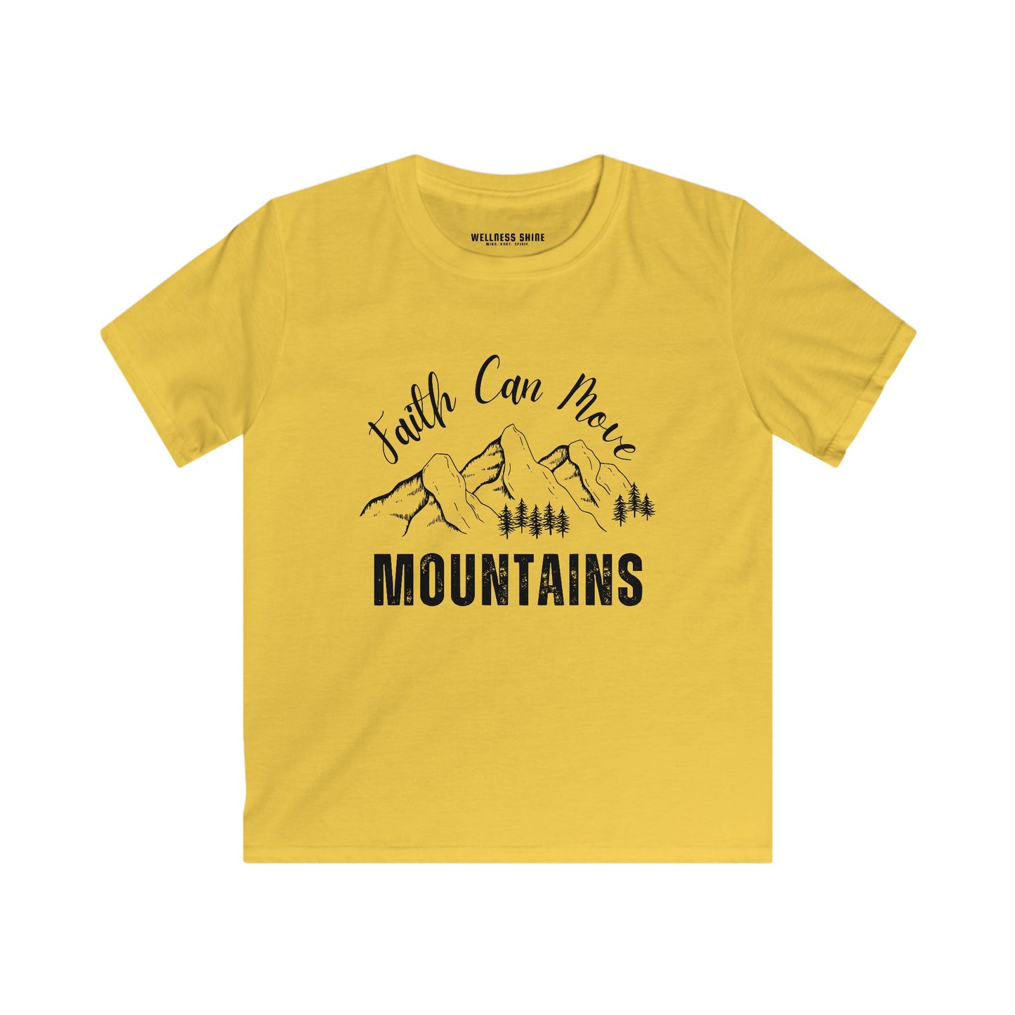 Faith Can Move Mountains Tee for Kids