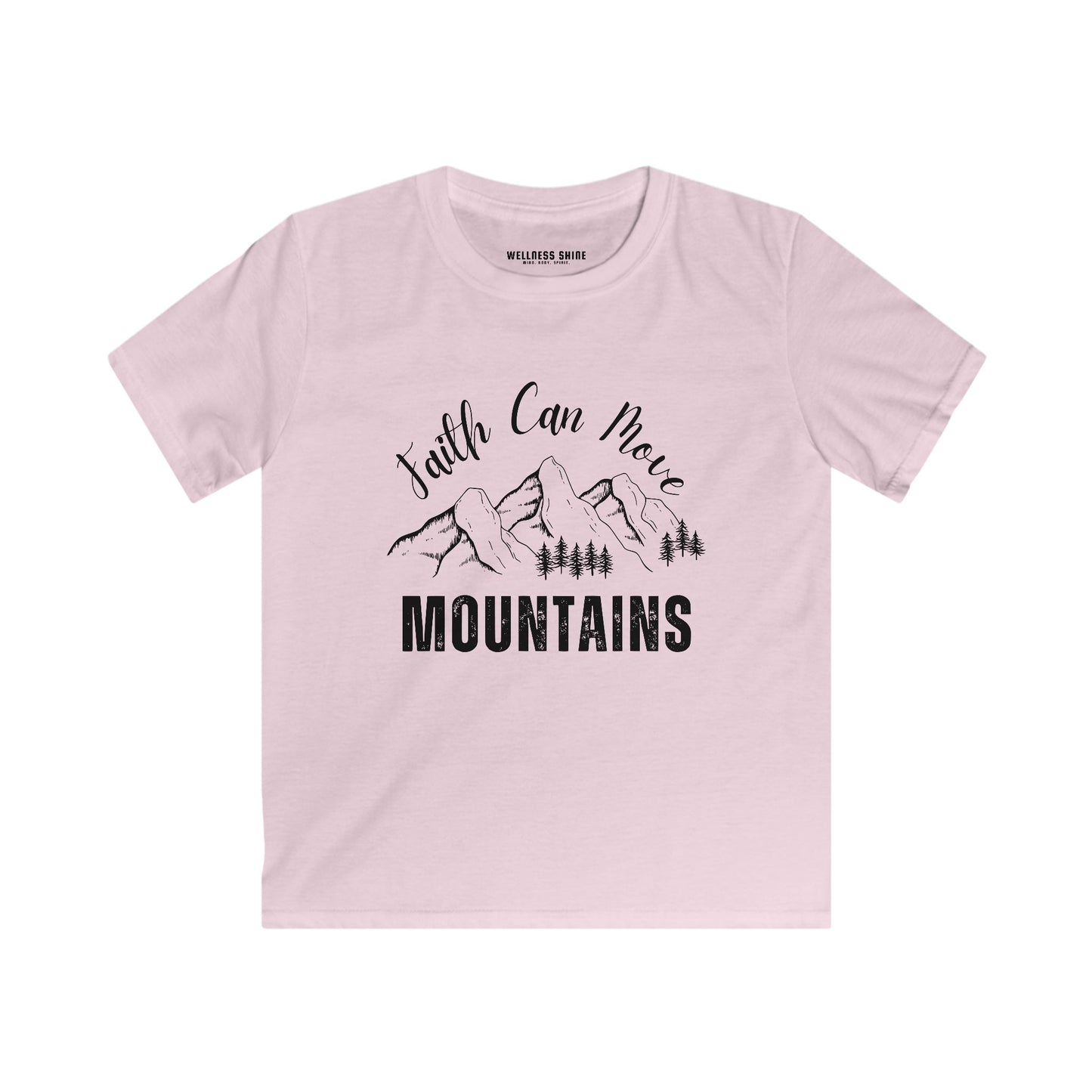 Faith Can Move Mountains Tee for Kids