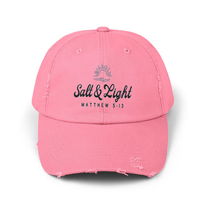 Salt & Light Unisex Distressed Cap Christian Accessory