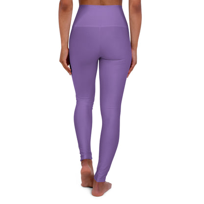 Wellness Shine Fitness Yoga Leggings, Light Purple