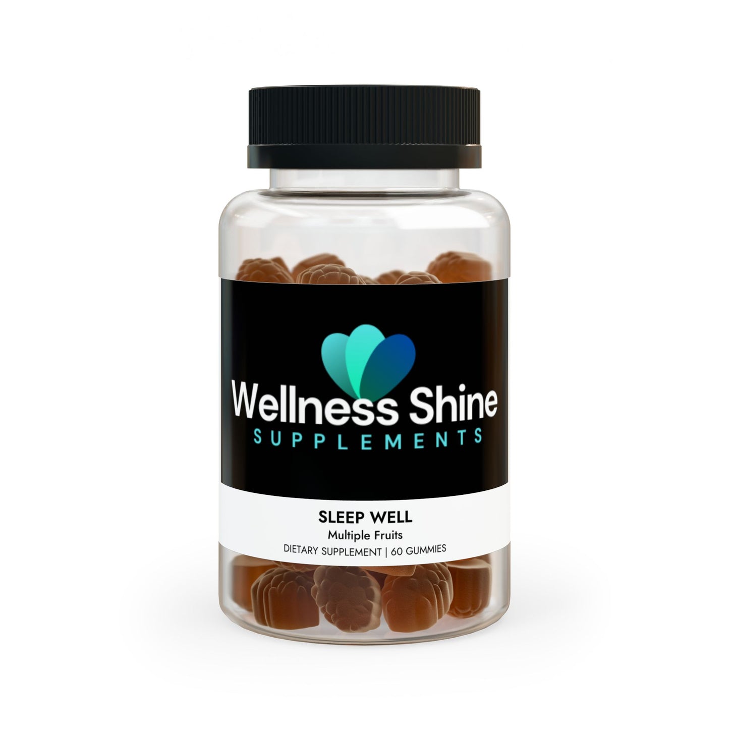 Wellness Shine Sleep Well Gummies (60 Gummies)