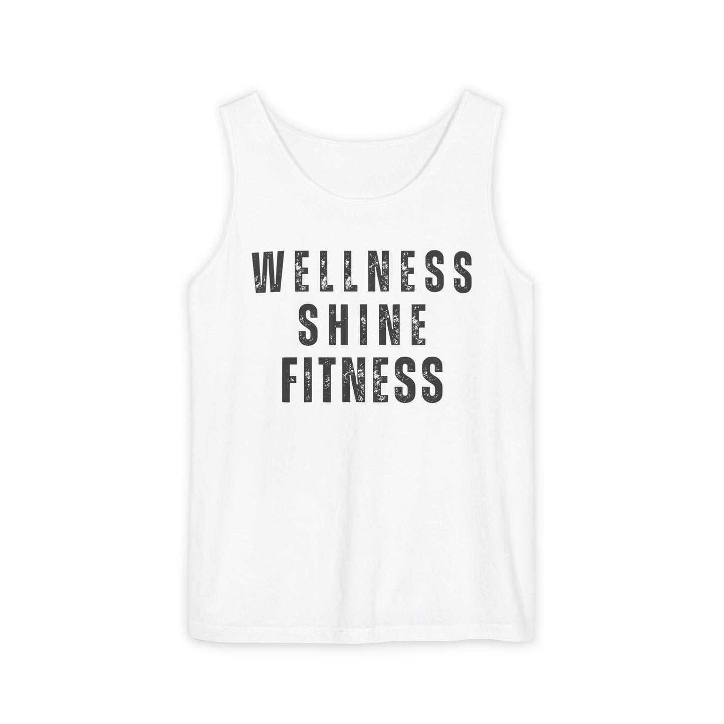 Wellness Shine Fitness Garment-Dyed Tank Top