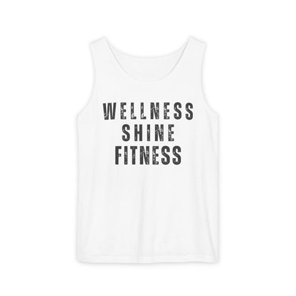 Wellness Shine Fitness Garment-Dyed Tank Top