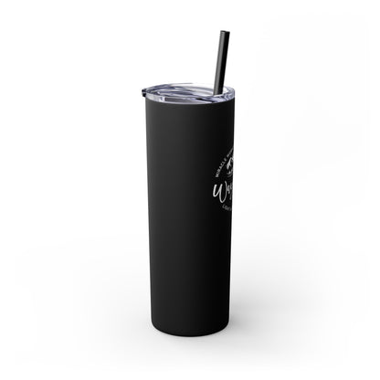 Waymaker Skinny Tumbler with Straw, 20oz