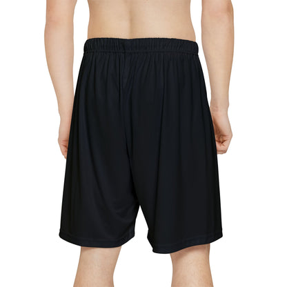 Wellness Shine Fitness Men’s Sports Shorts, Black