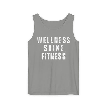 Wellness Shine Fitness Garment-Dyed Tank Top