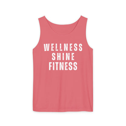 Wellness Shine Fitness Garment-Dyed Tank Top