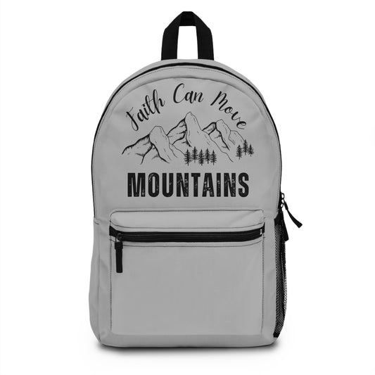 Faith Can Move Mountains Backpack