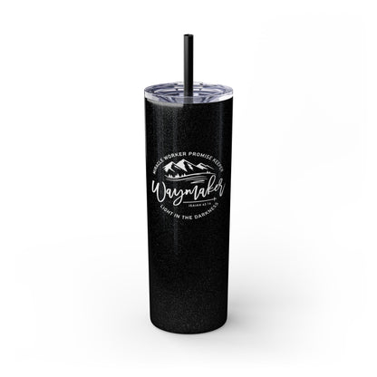 Waymaker Skinny Tumbler with Straw, 20oz