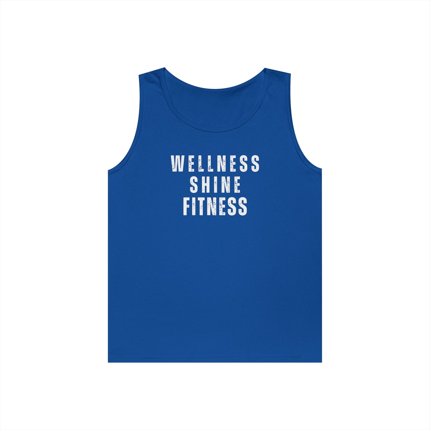 Wellness Shine Fitness Heavy Cotton Tank Top