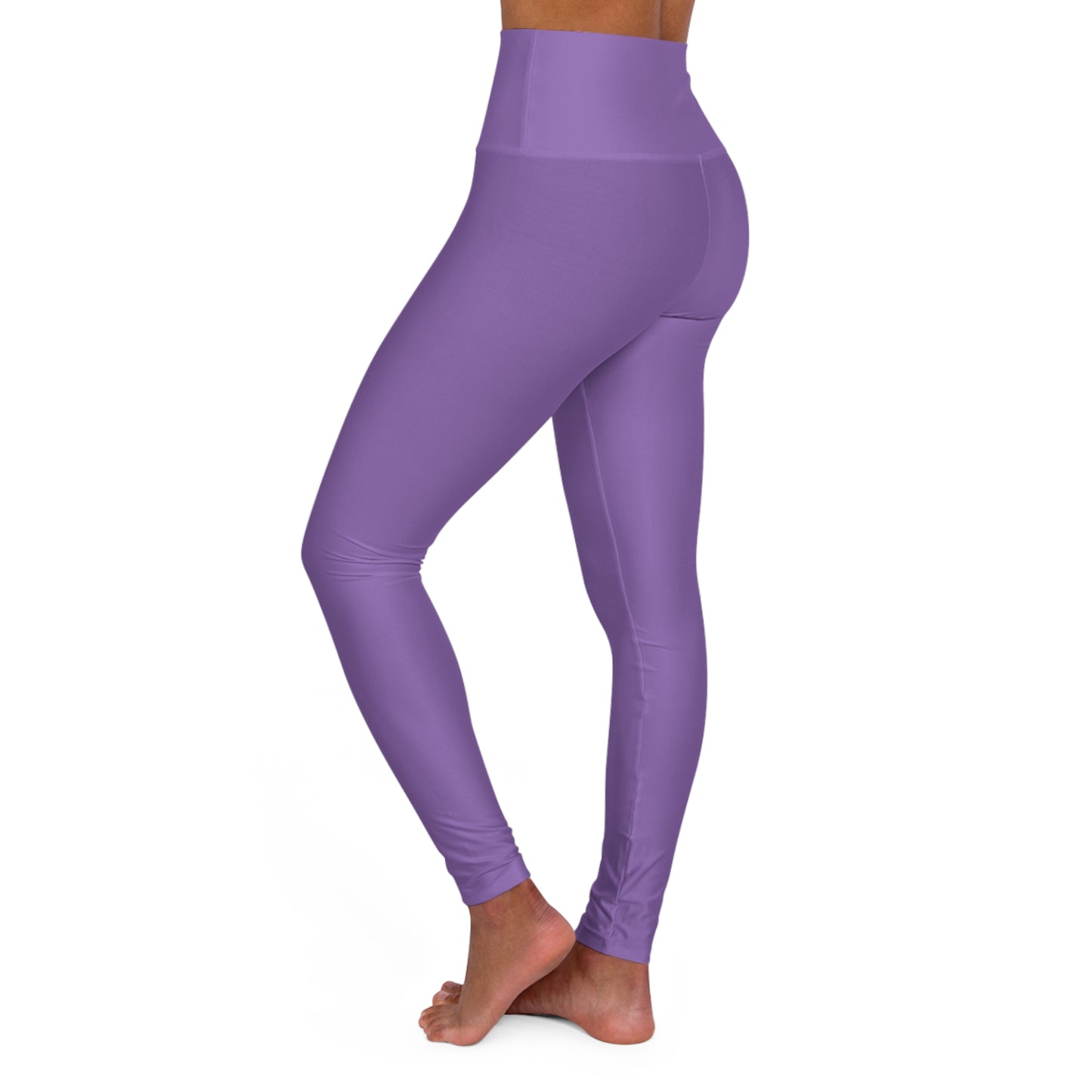 Wellness Shine Fitness Yoga Leggings, Light Purple