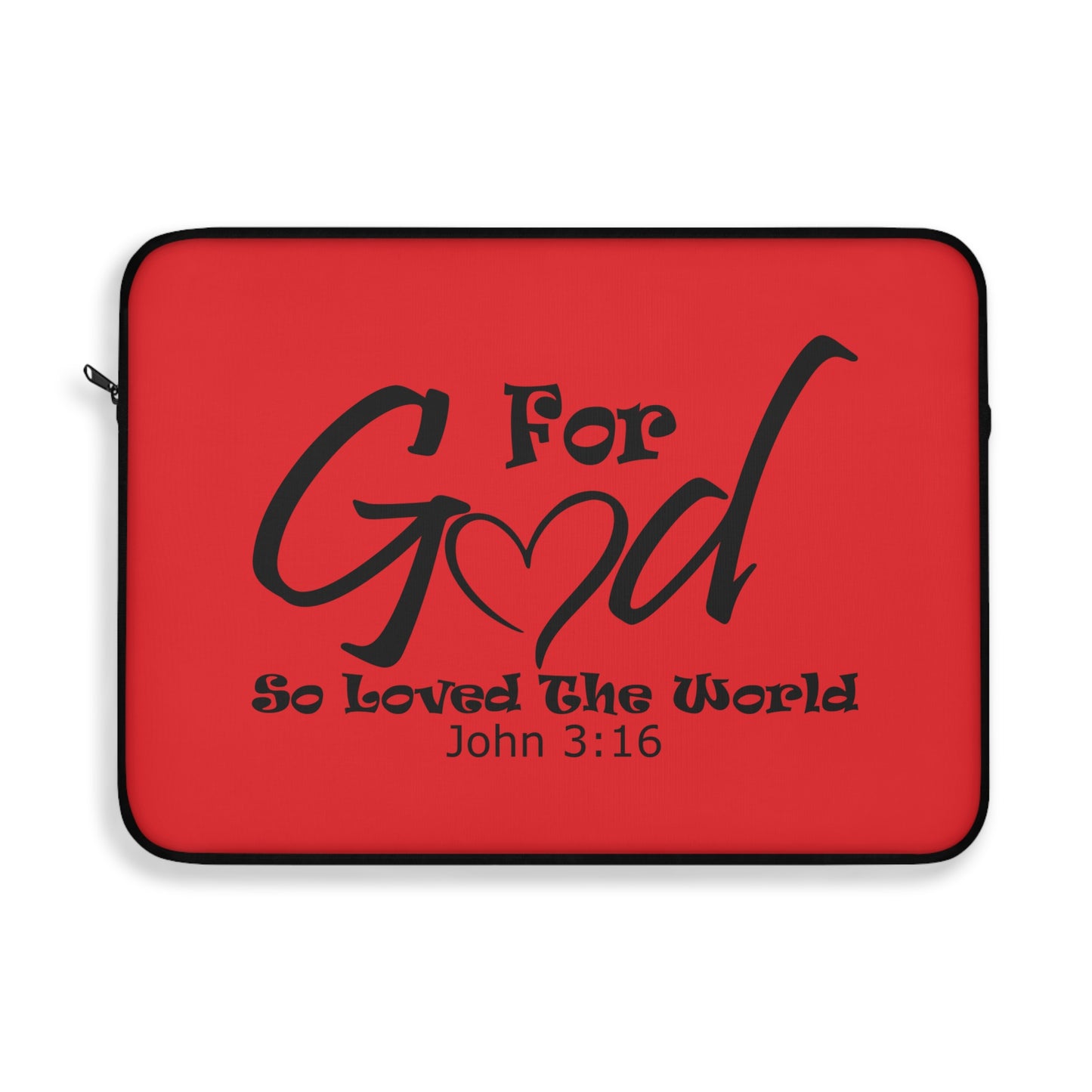 For God So Loved The World Laptop Sleeve