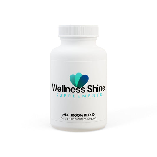 Wellness Shine Mushroom Blend Supplement (60 Capsules)