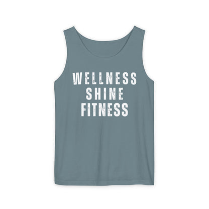 Wellness Shine Fitness Garment-Dyed Tank Top