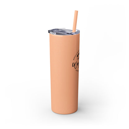 Waymaker Skinny Tumbler with Straw, 20oz