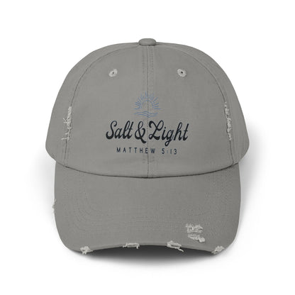 Salt & Light Unisex Distressed Cap Christian Accessory