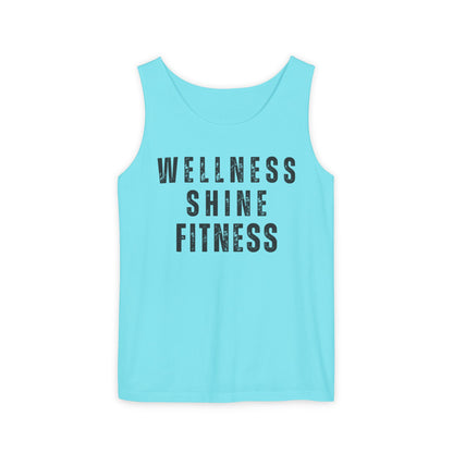 Wellness Shine Fitness Garment-Dyed Tank Top