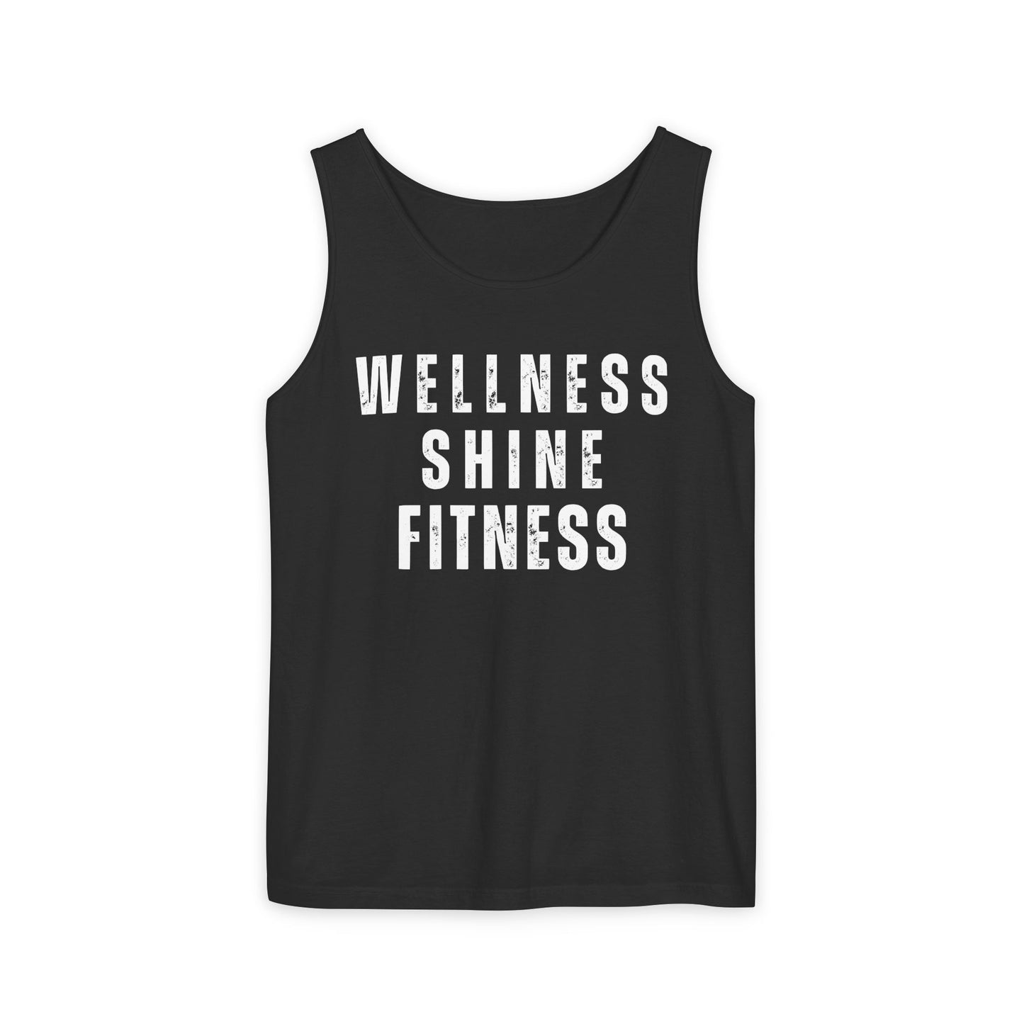 Wellness Shine Fitness Garment-Dyed Tank Top