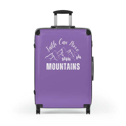 Faith Can Move Mountains Travel Luggage Suitcase