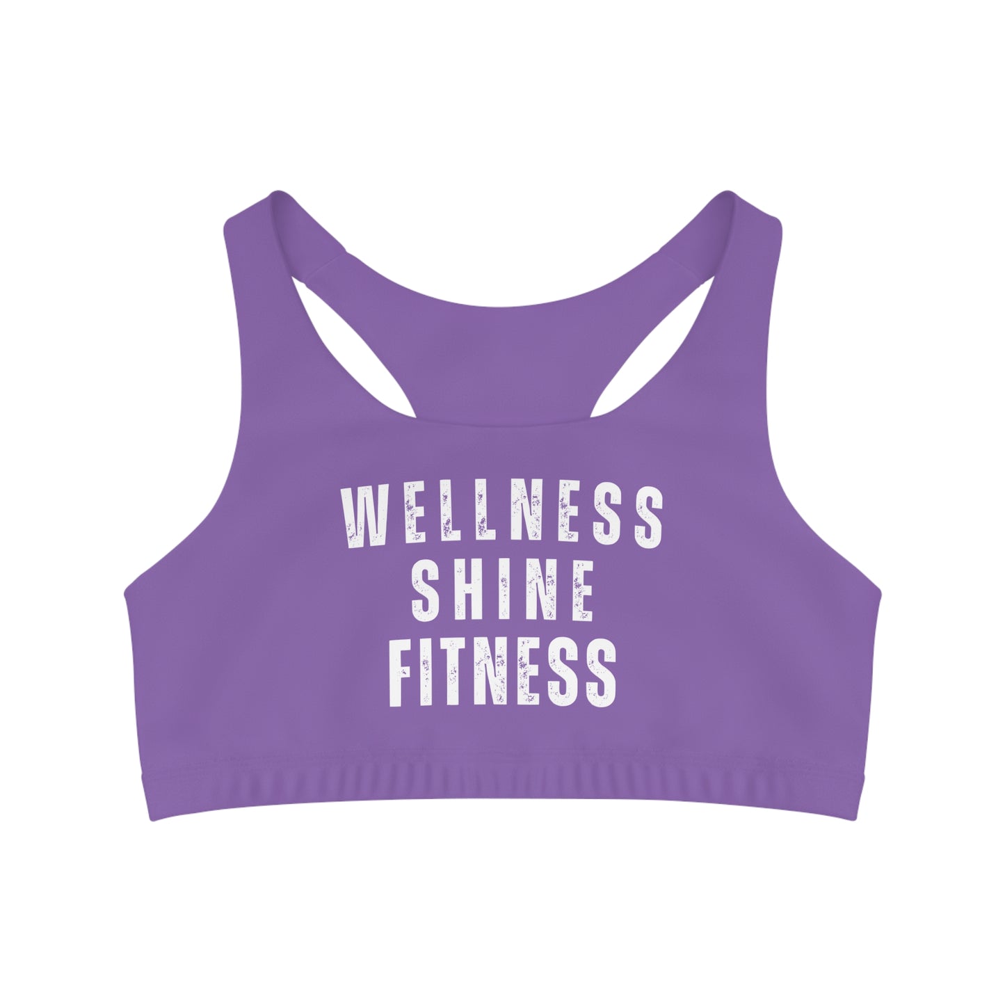 Wellness Shine Fitness Seamless Sports Bra, Light Purple