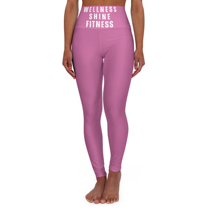 Wellness Shine Fitness Yoga Leggings, Light Pink