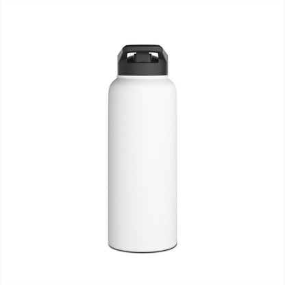 Wellness Shine Fitness Stainless Steel Water Bottle, Standard Lid, White