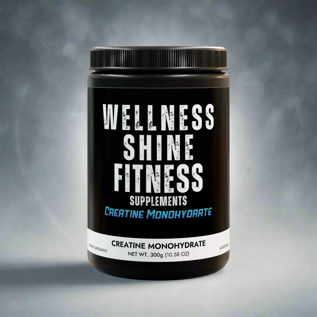 Wellness Shine Fitness Supplements Creatine Monohydrate Front