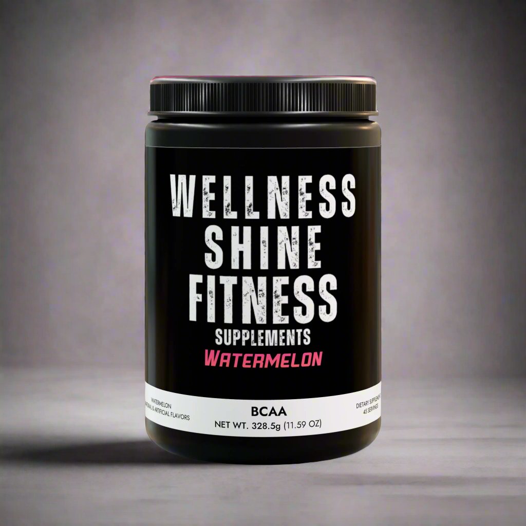 Wellness Shine Fitness Supplements Watermelon BCAA Front