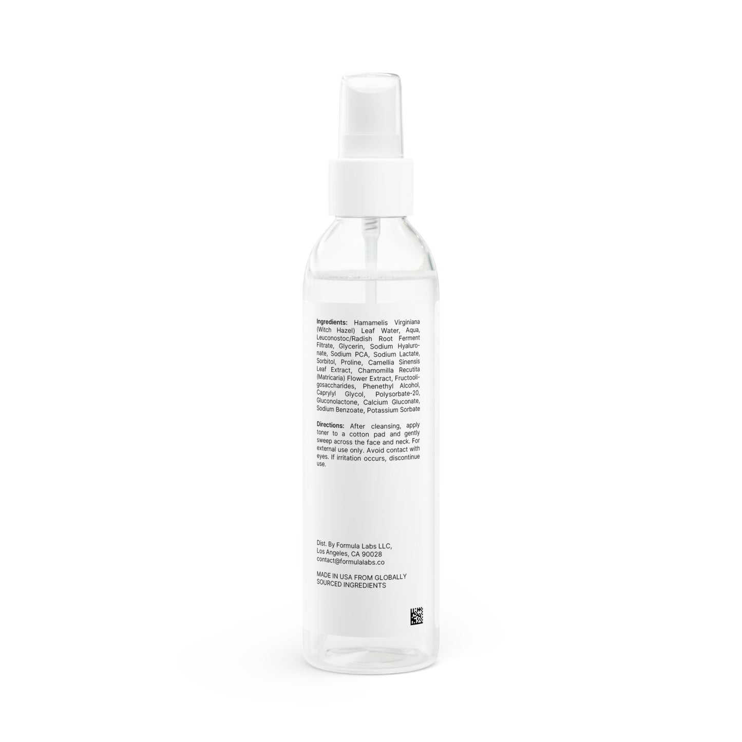 Wellness Shine Skincare Hydrating Toner Back